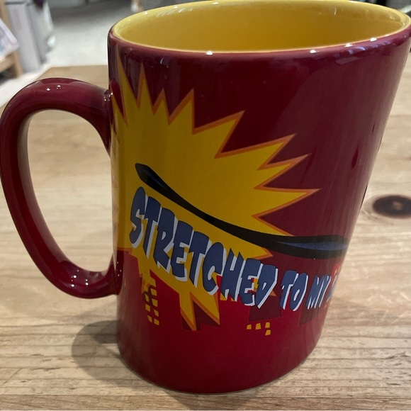 NWOT Disney The Incredibles Mrs. Incredibles “Stretched to my Limits” Mug Large - Picture 3 of 7